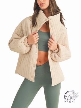 Quilted Classic Coverup Coat affordable athletic pants for men