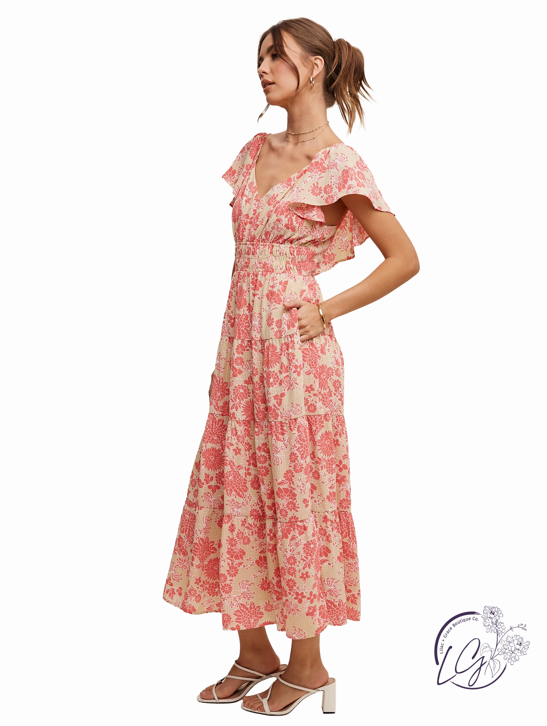 Radiant Layers of Grace Dress