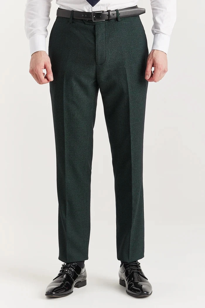 Regent Plaid Check Trousers