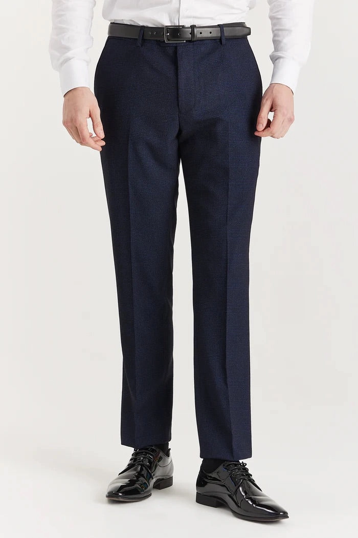 Regent Plaid Check Trousers