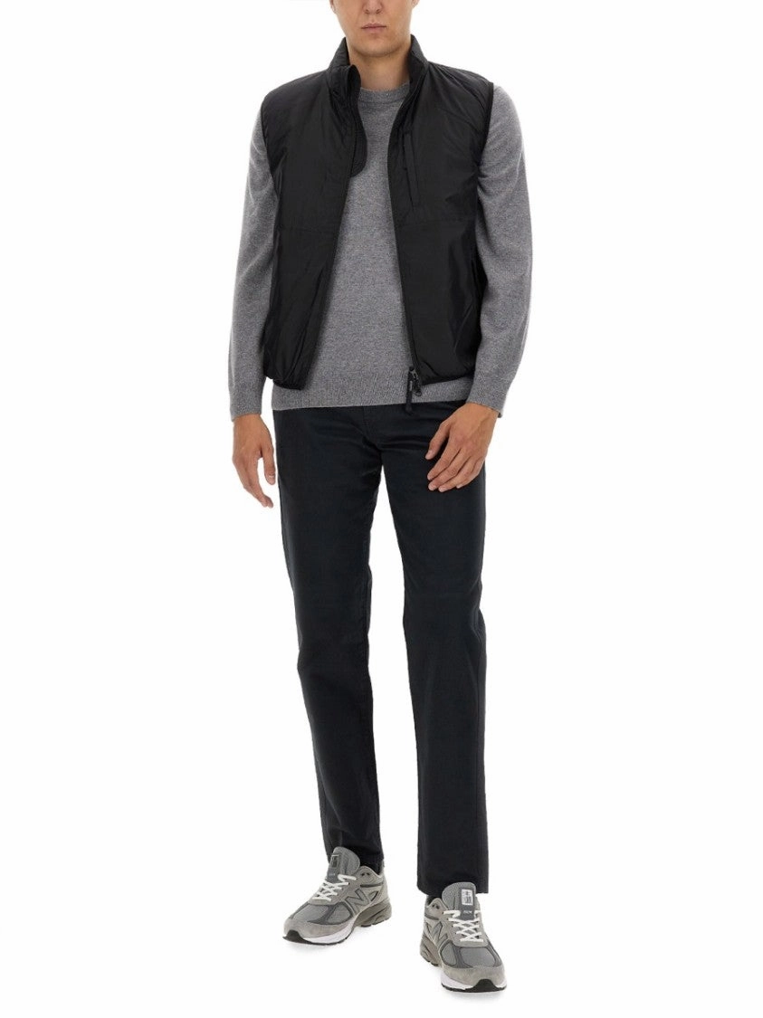 Regular Fit Black Cotton Chino Pants