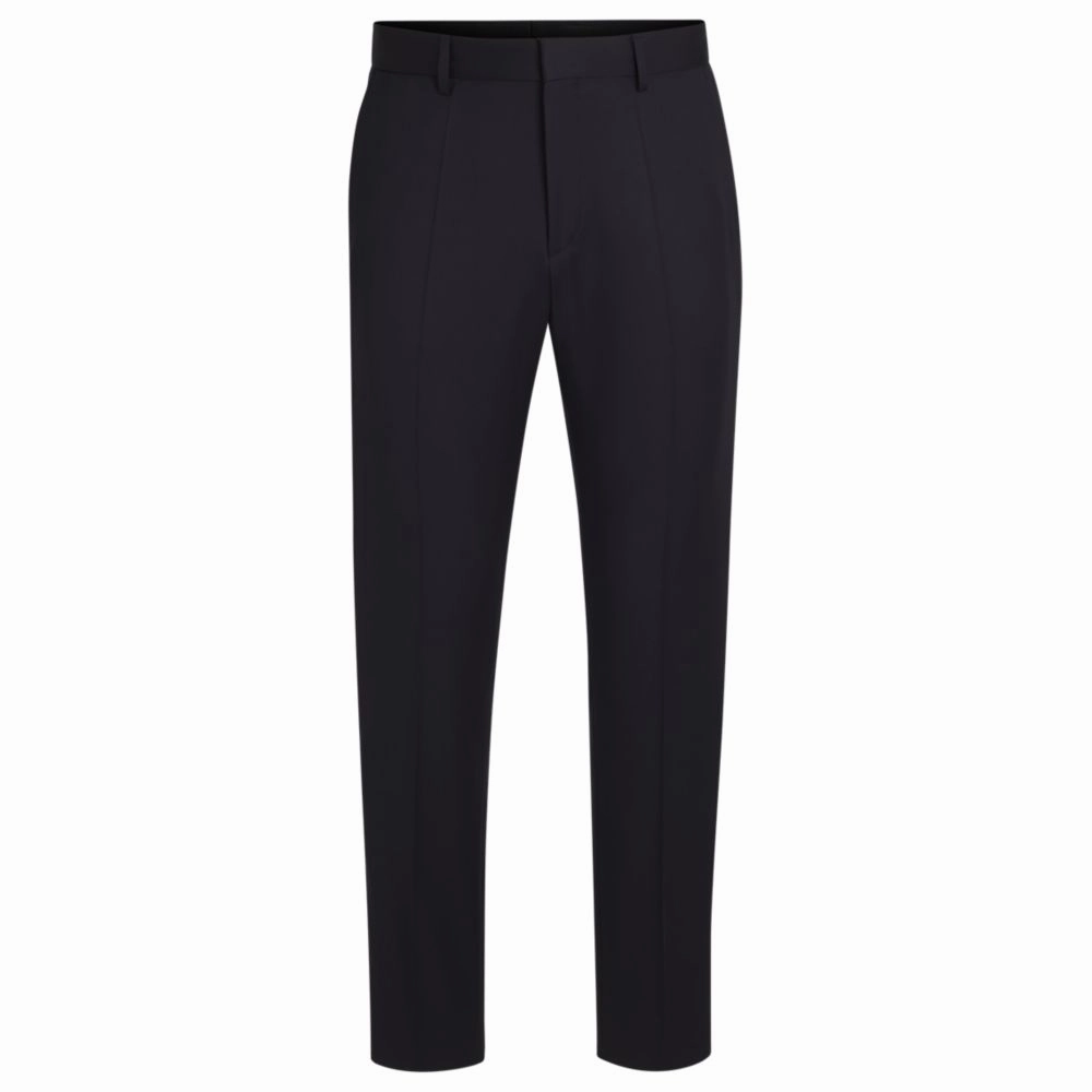 Regular-fit formal pants in virgin wool