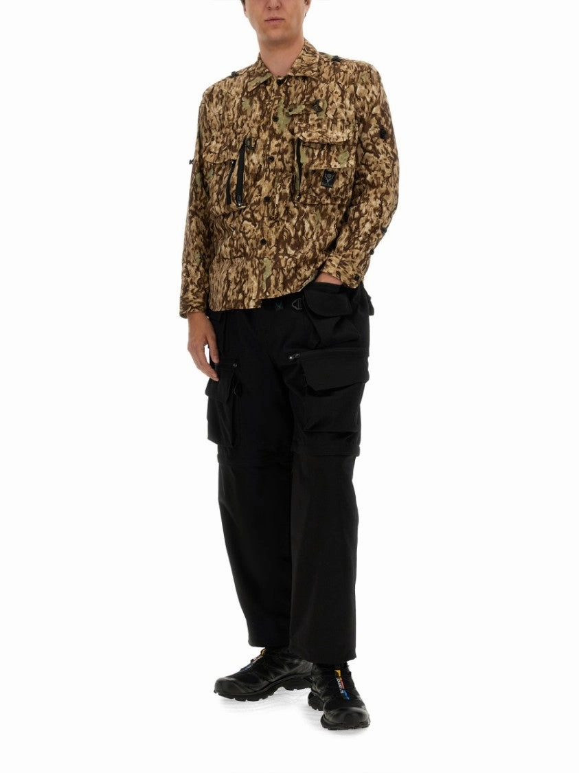 Relaxed Fit Black Cargo Pants