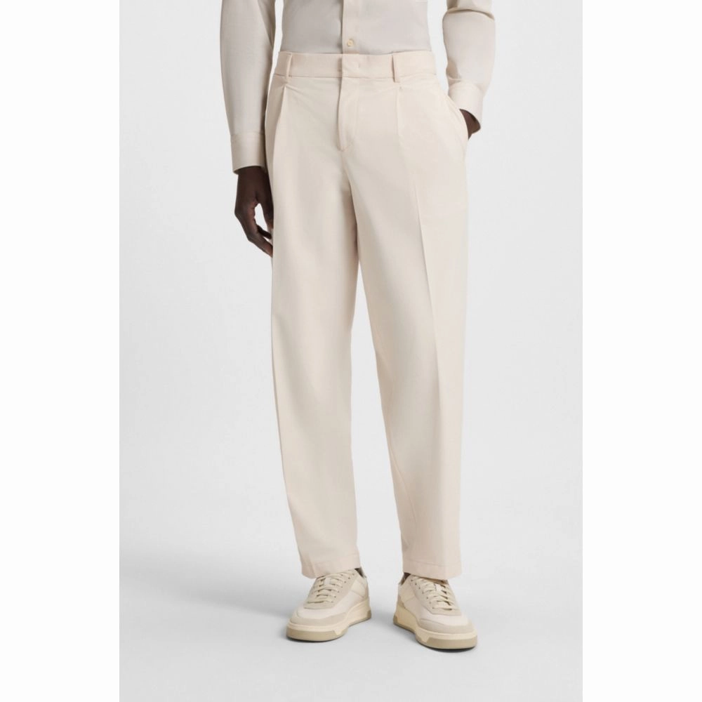 Relaxed-fit trousers in water-repellent stretch fabric