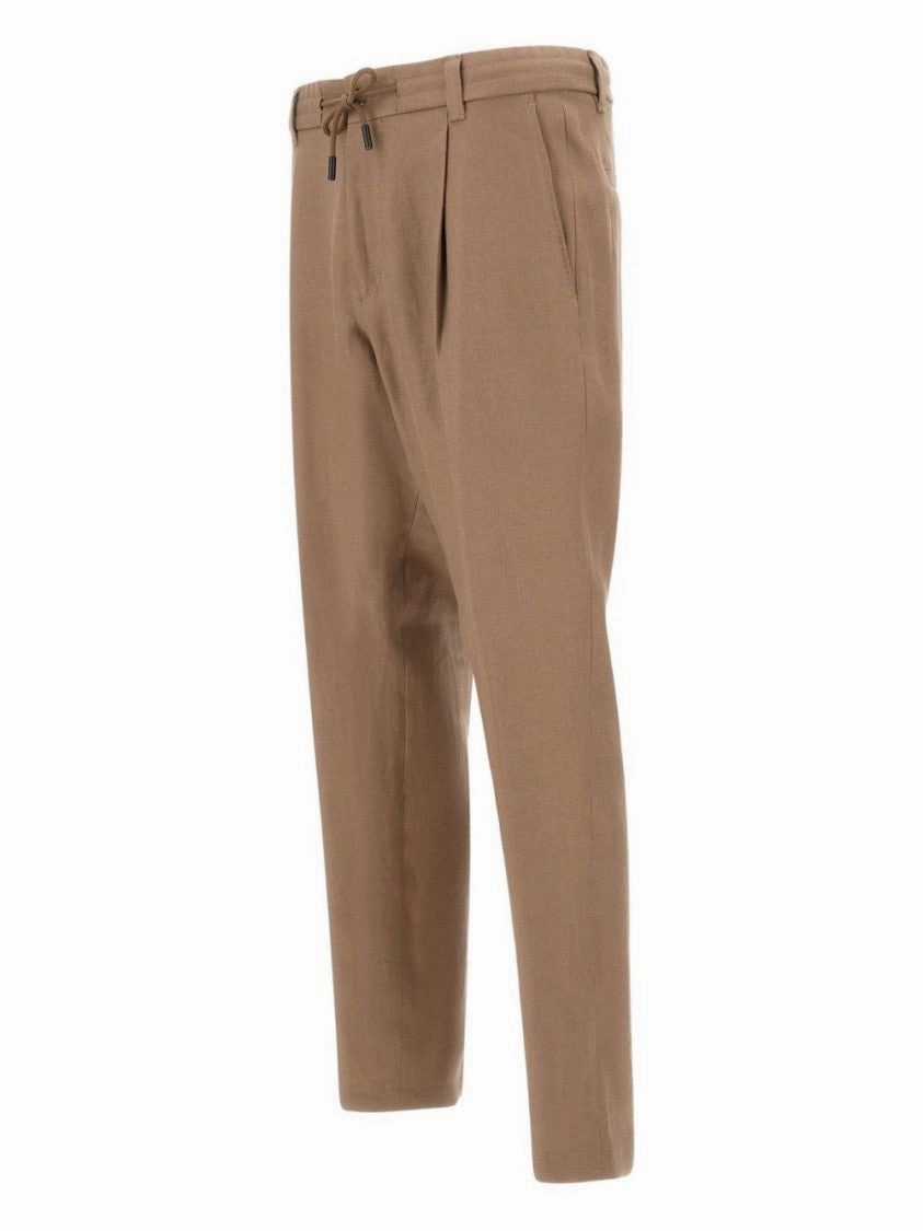 Relaxed-Fit Trousers With Drawstring Fastening