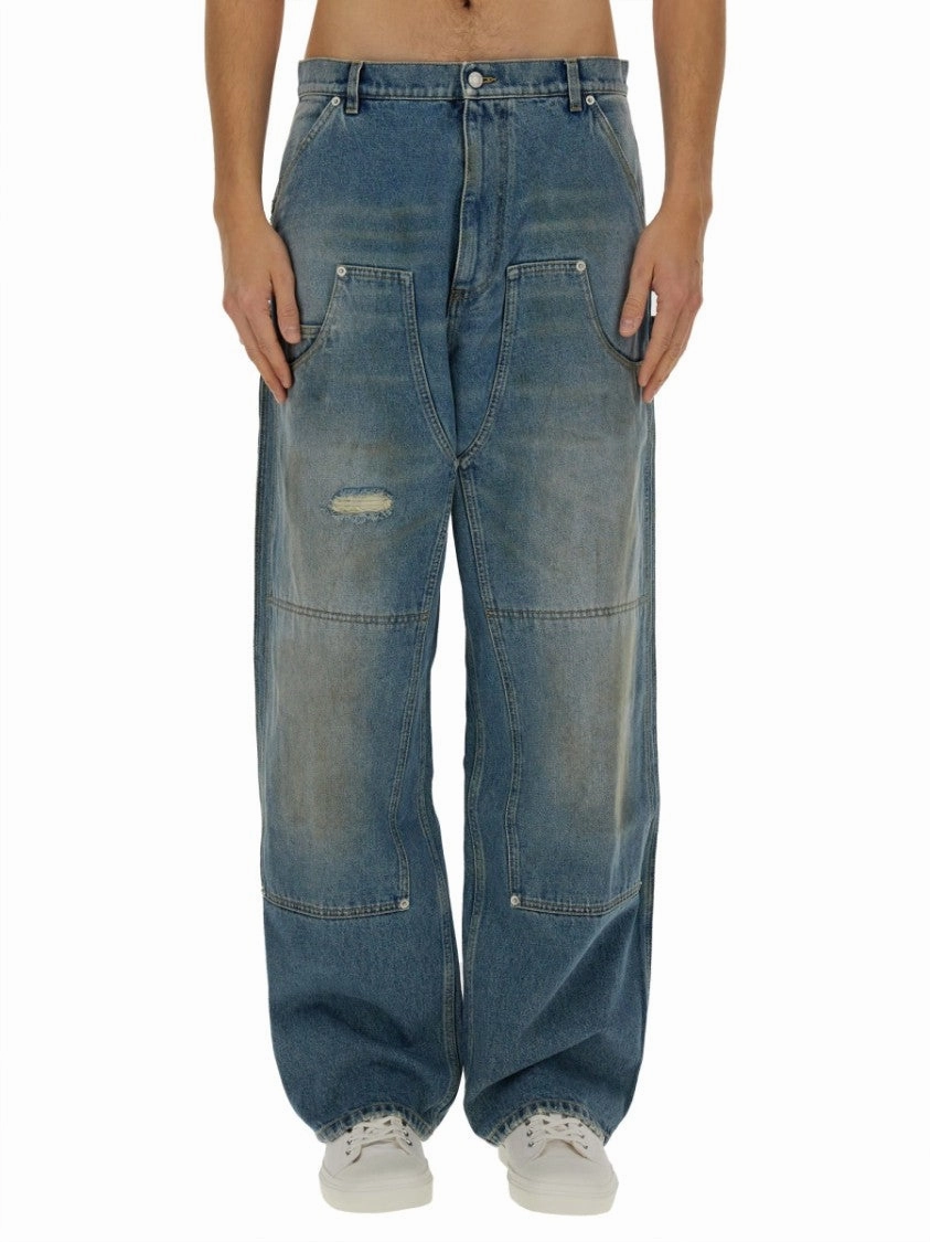 Relaxed High-Waist Wide-Leg Jeans