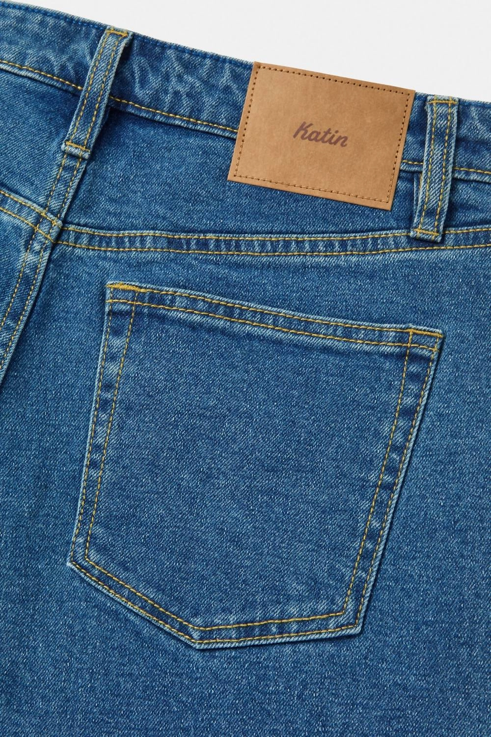 Ren 57 Classic Straight Jeans In Medium Indigo