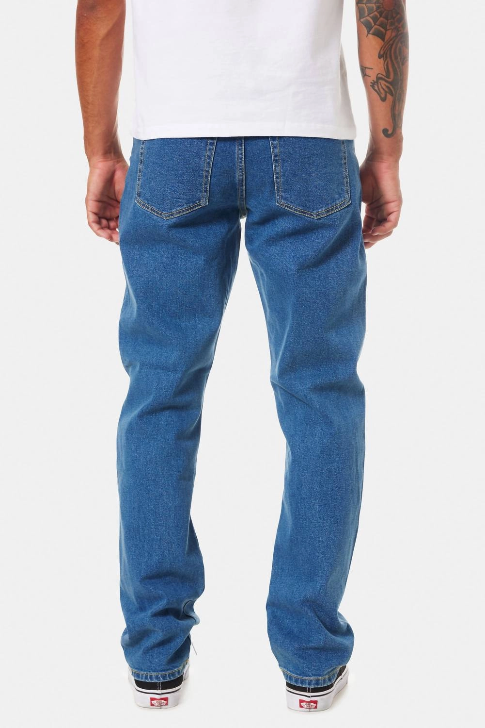 Ren 57 Classic Straight Jeans In Medium Indigo