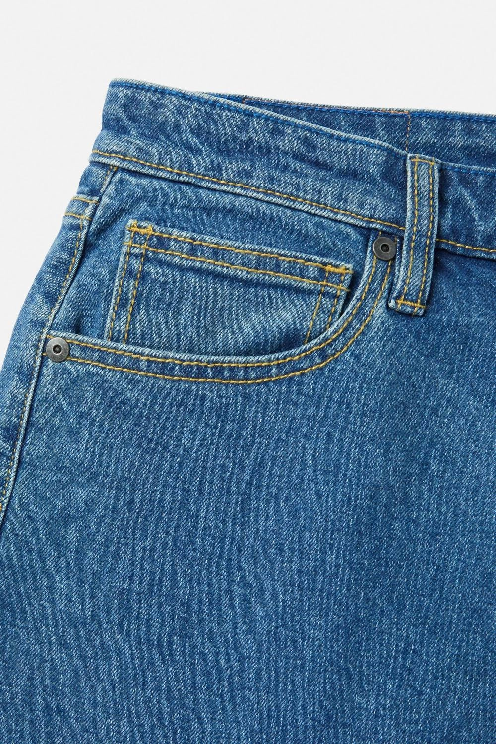 Ren 57 Classic Straight Jeans In Medium Indigo