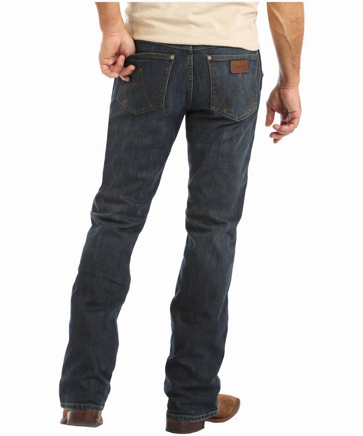 Retro Relaxed Boot Cut Jean In Dark Wash