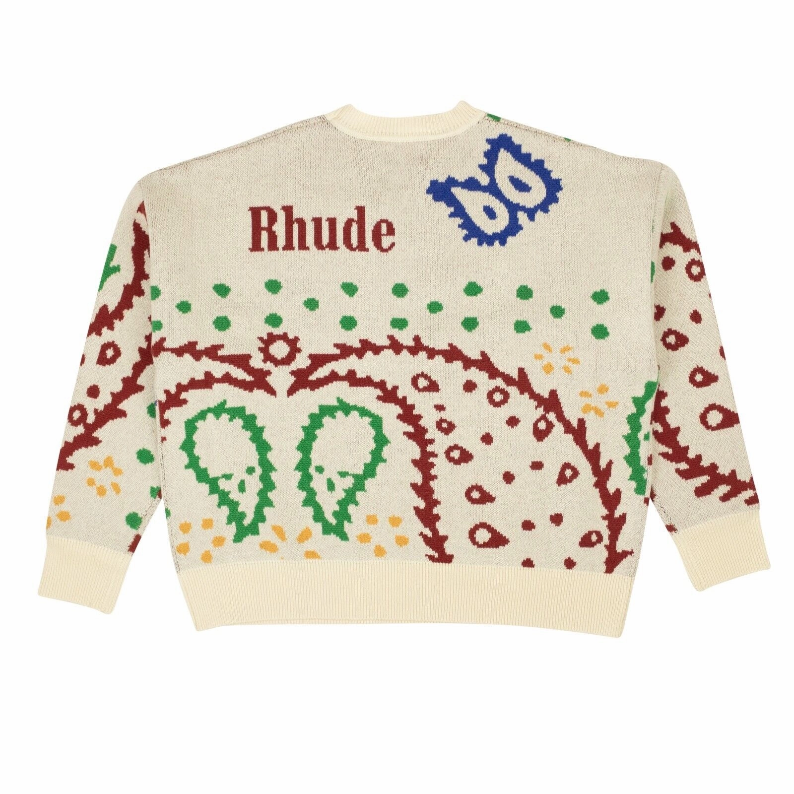 Rhude Bandana Crew - Cream/Mult