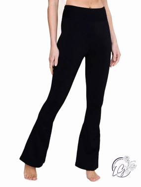 Ribbed Flare High-Rise Leggings affordable athletic pants for men