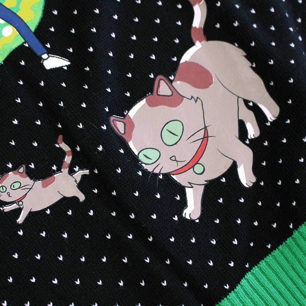 Rick and Morty Portal Knitted Christmas Jumper / Sweater