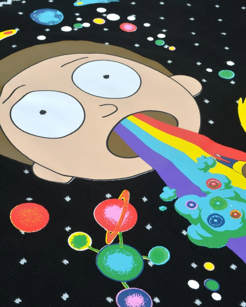 Rick and Morty Rainbow Knitted Christmas Jumper / Sweater