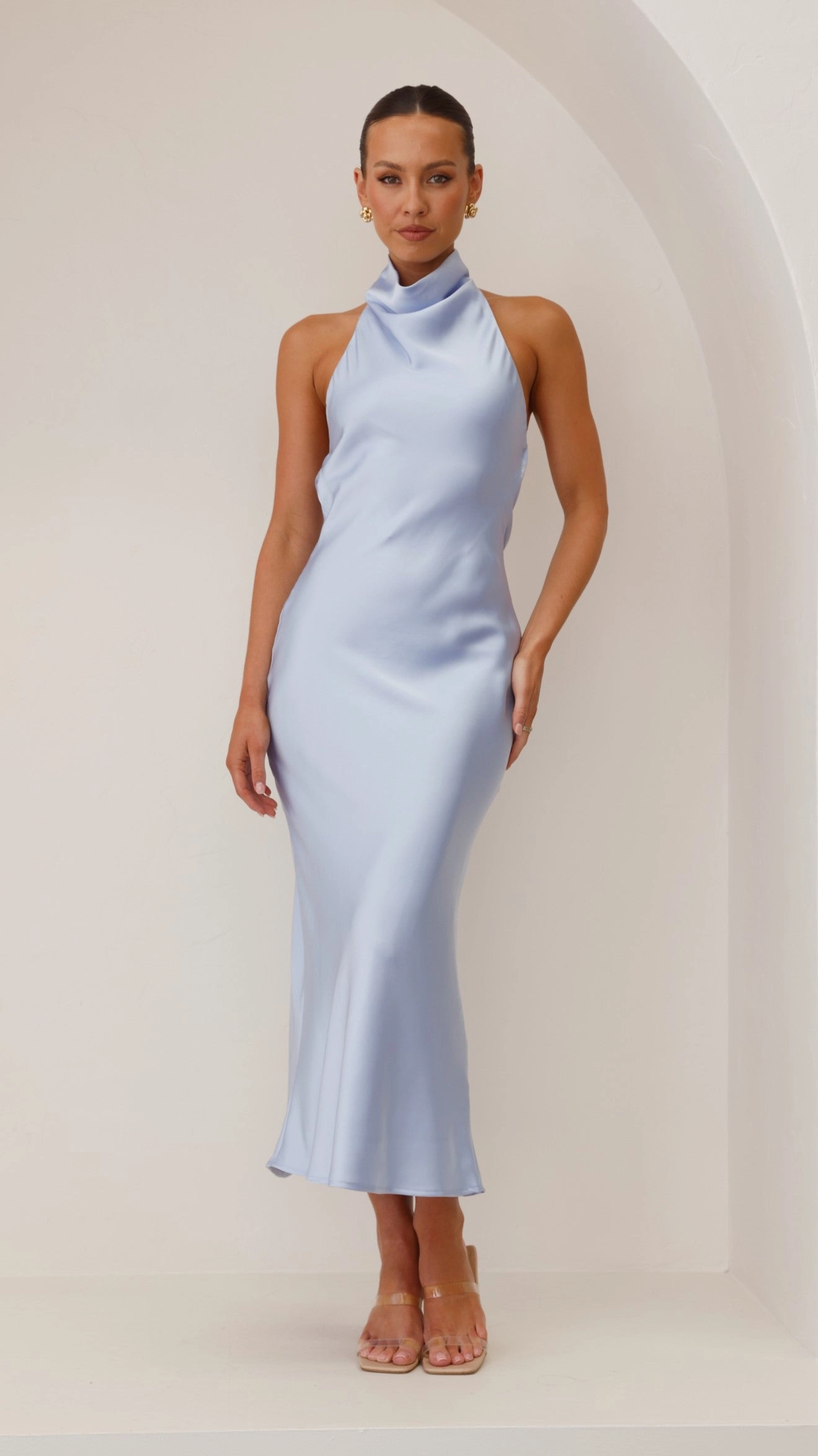 Rina Maxi Dress - Blue