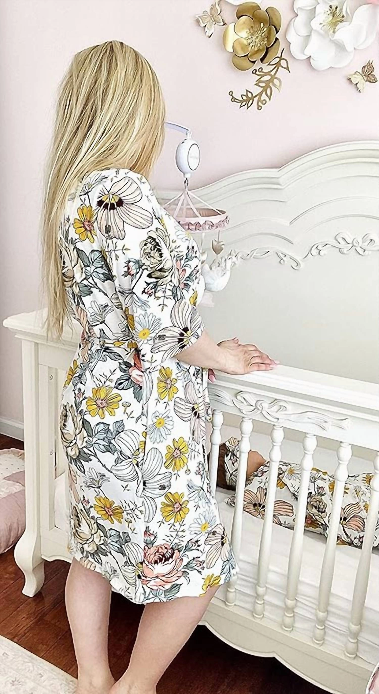Robe And Swaddle Set 5-Piece In Multi
