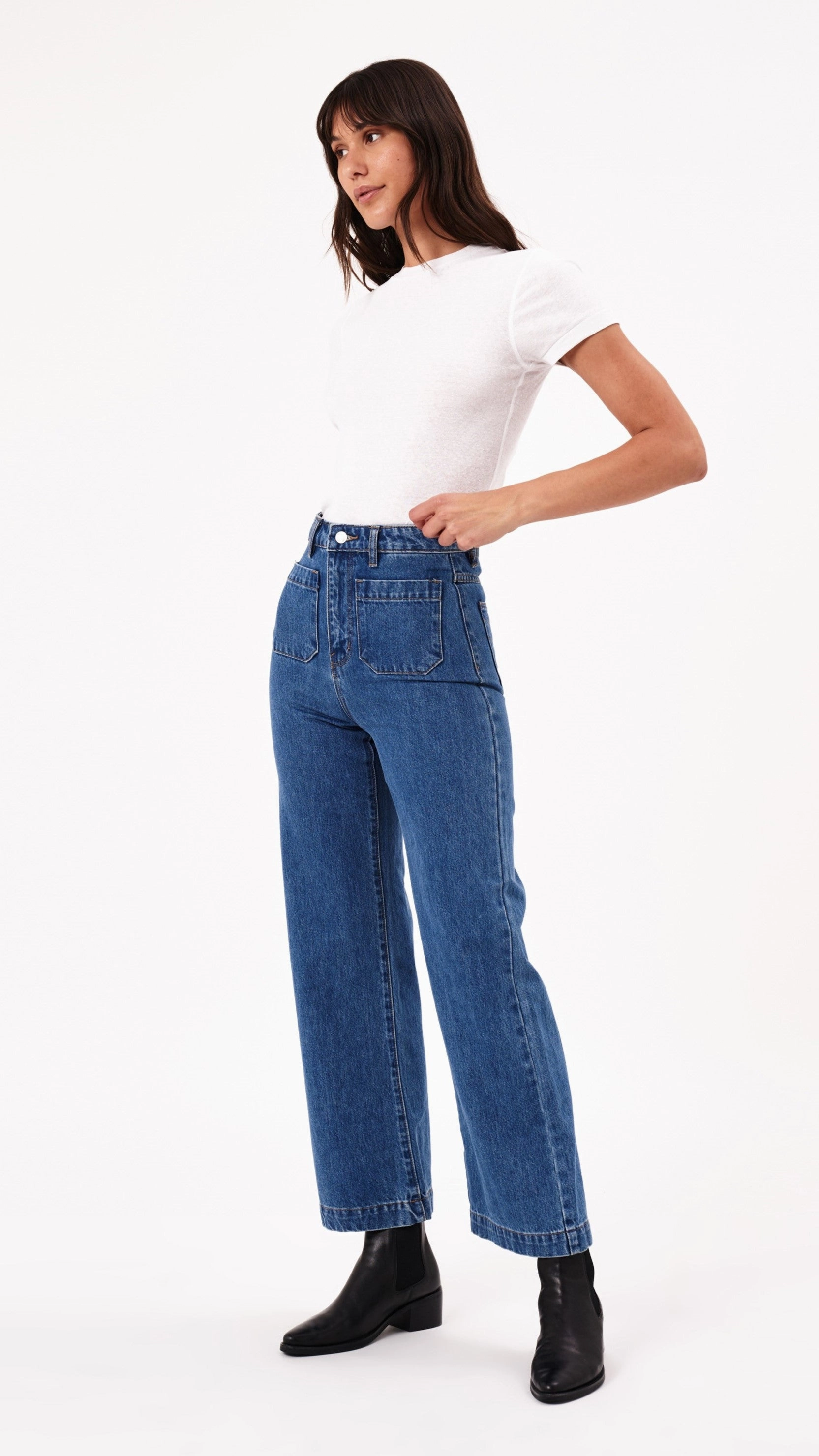 Rollas Sailor Jean - Ashley Blue