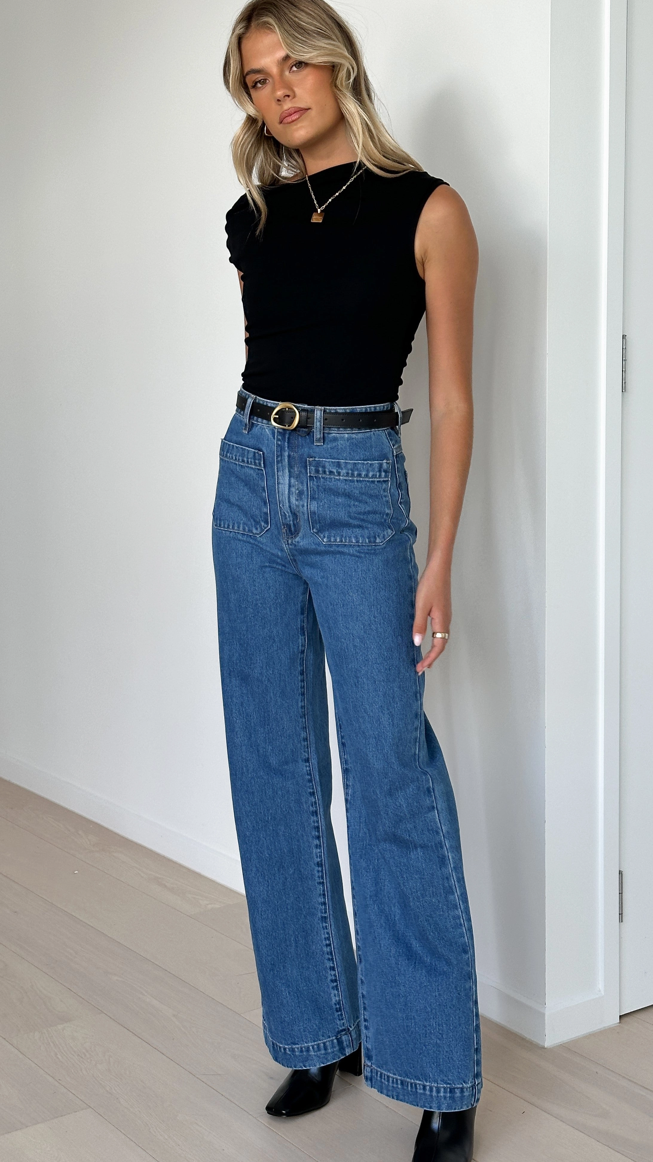 Rollas Sailor Jean Long - Ashley Blue
