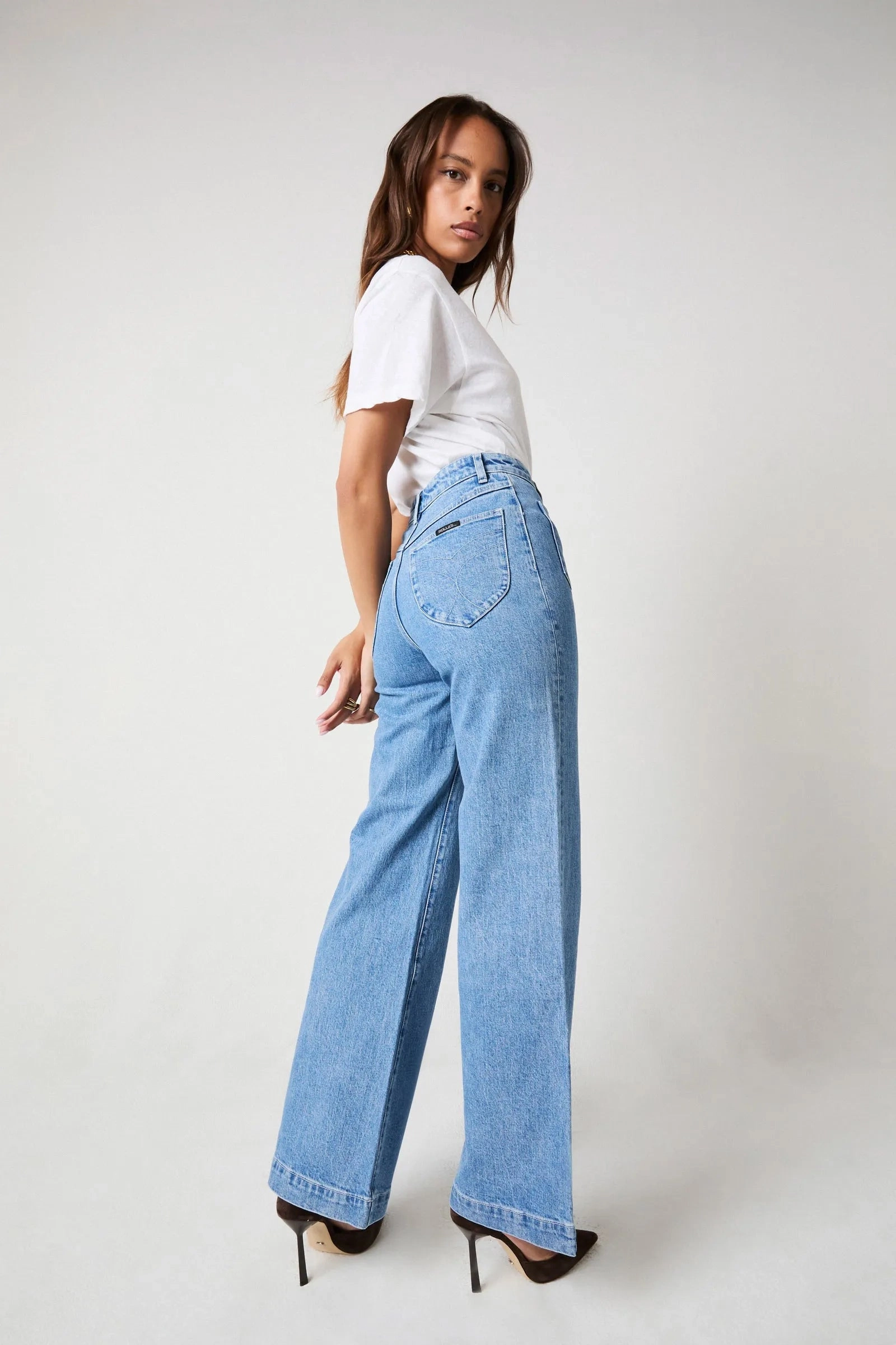 Rollas Sailor Jean Long - Lily Blue