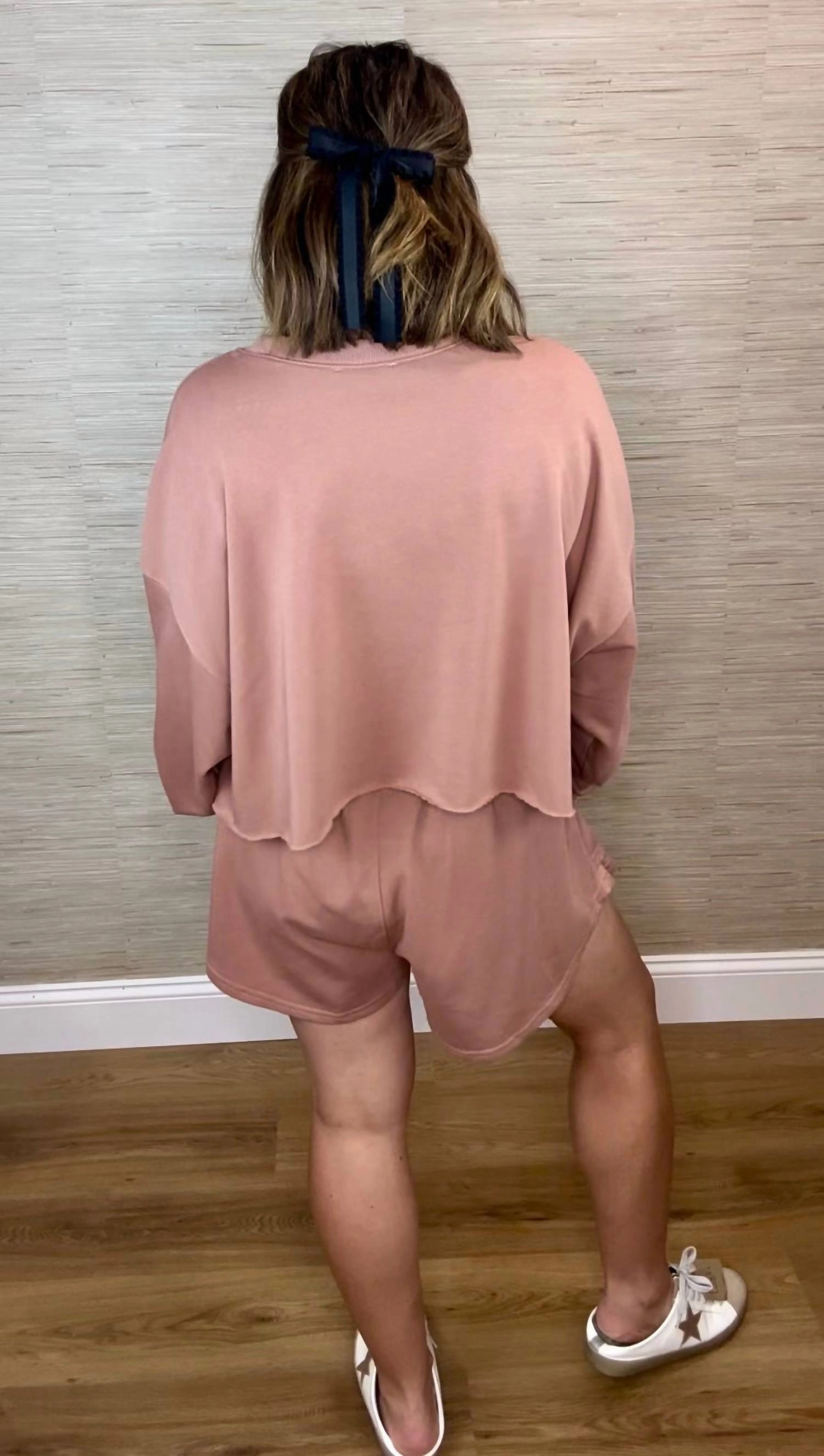 Rosey Skort Set In Brown