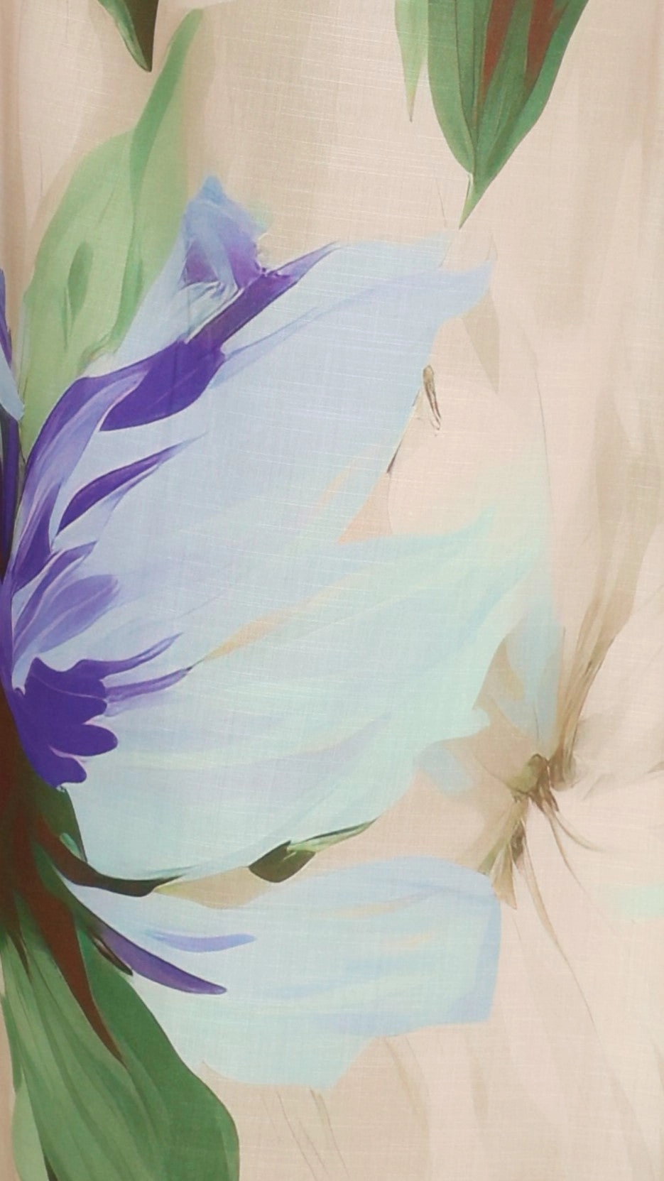 Saffron Maxi Dress - Beige Floral