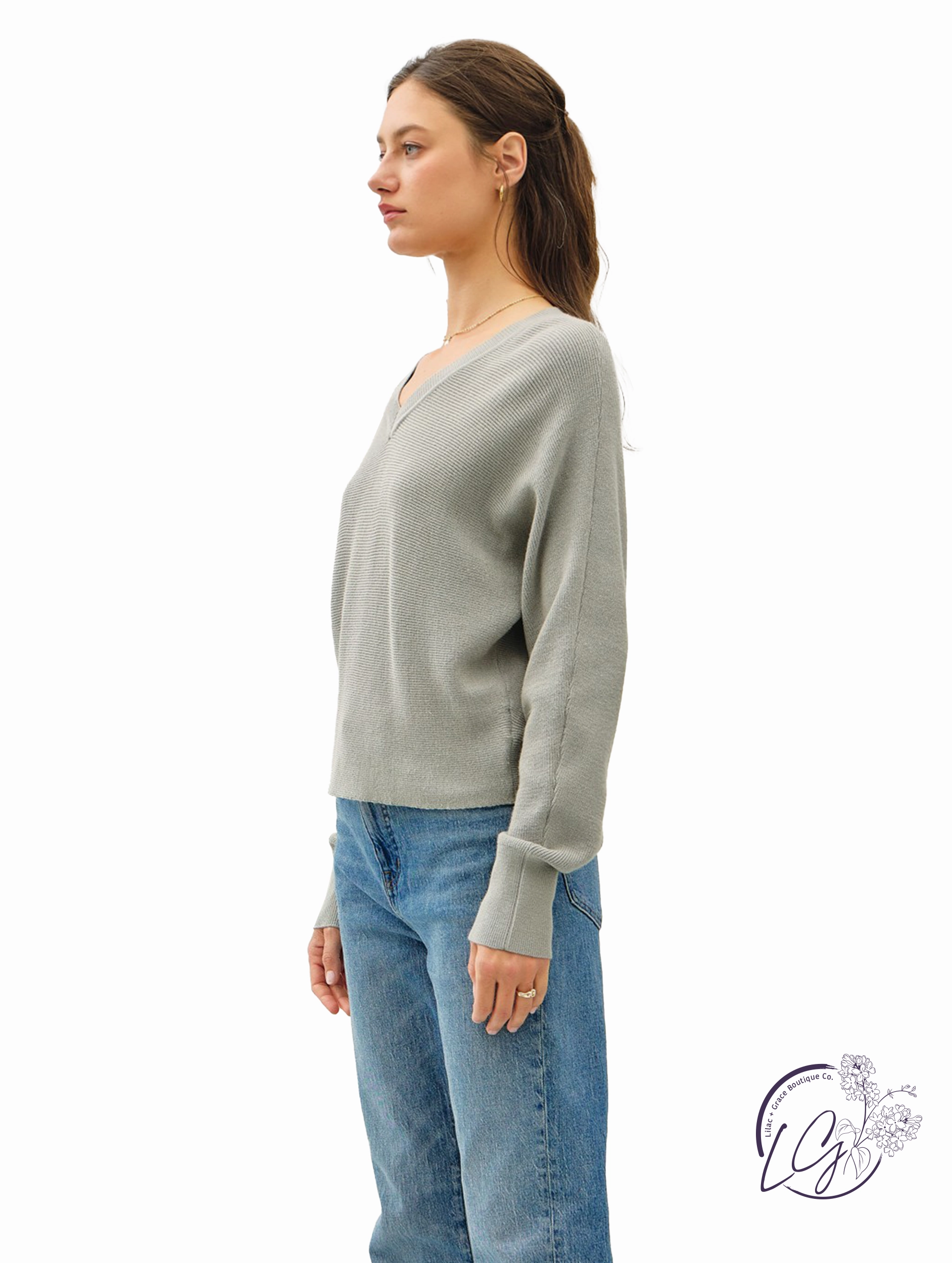Sage Bliss Knit Sweater