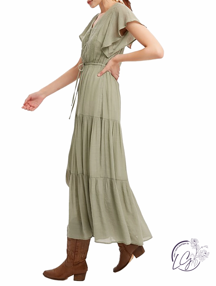 Sassy Boho Maxi Dress