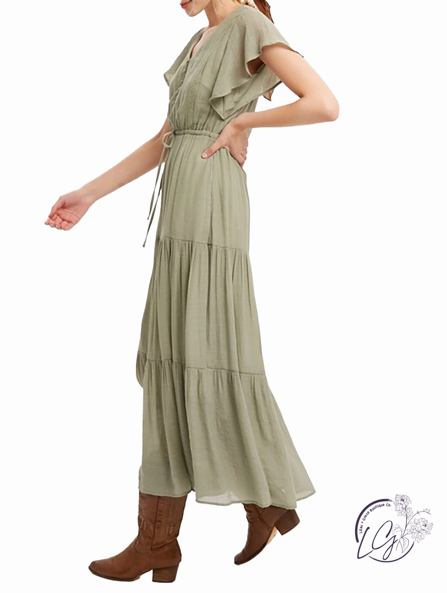 Sassy Boho Maxi Dress