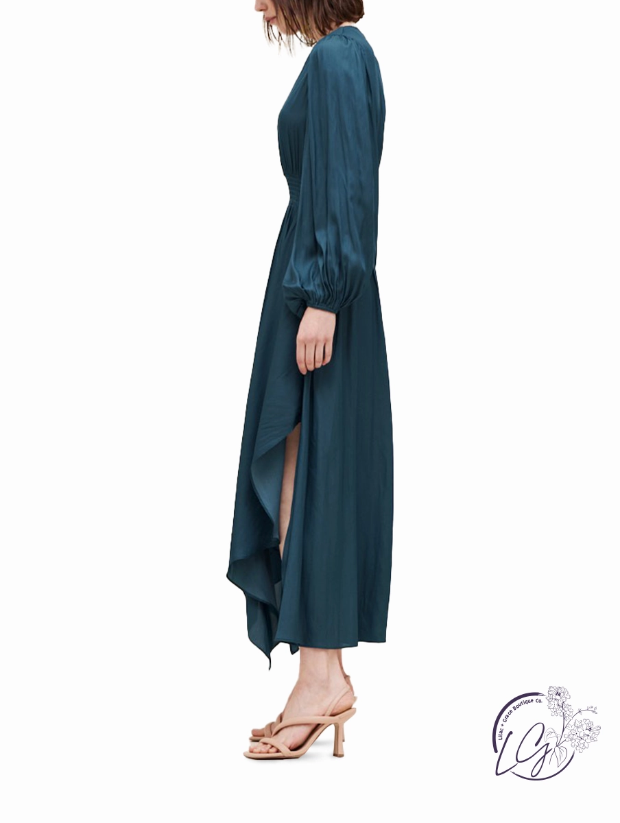 Satin Siren Maxi Dress