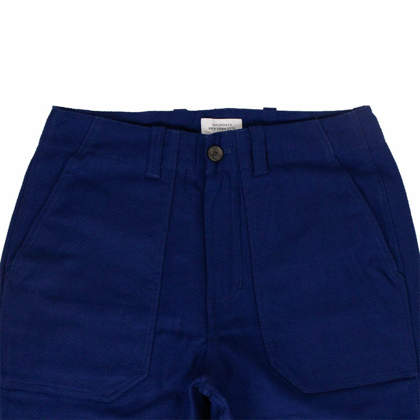 Saturdays Nyc Cotton Decatur Bellow Pants - Cobalt Blue