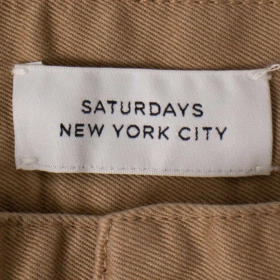 Saturdays Nyc John Chino Cotton Pants - Brown