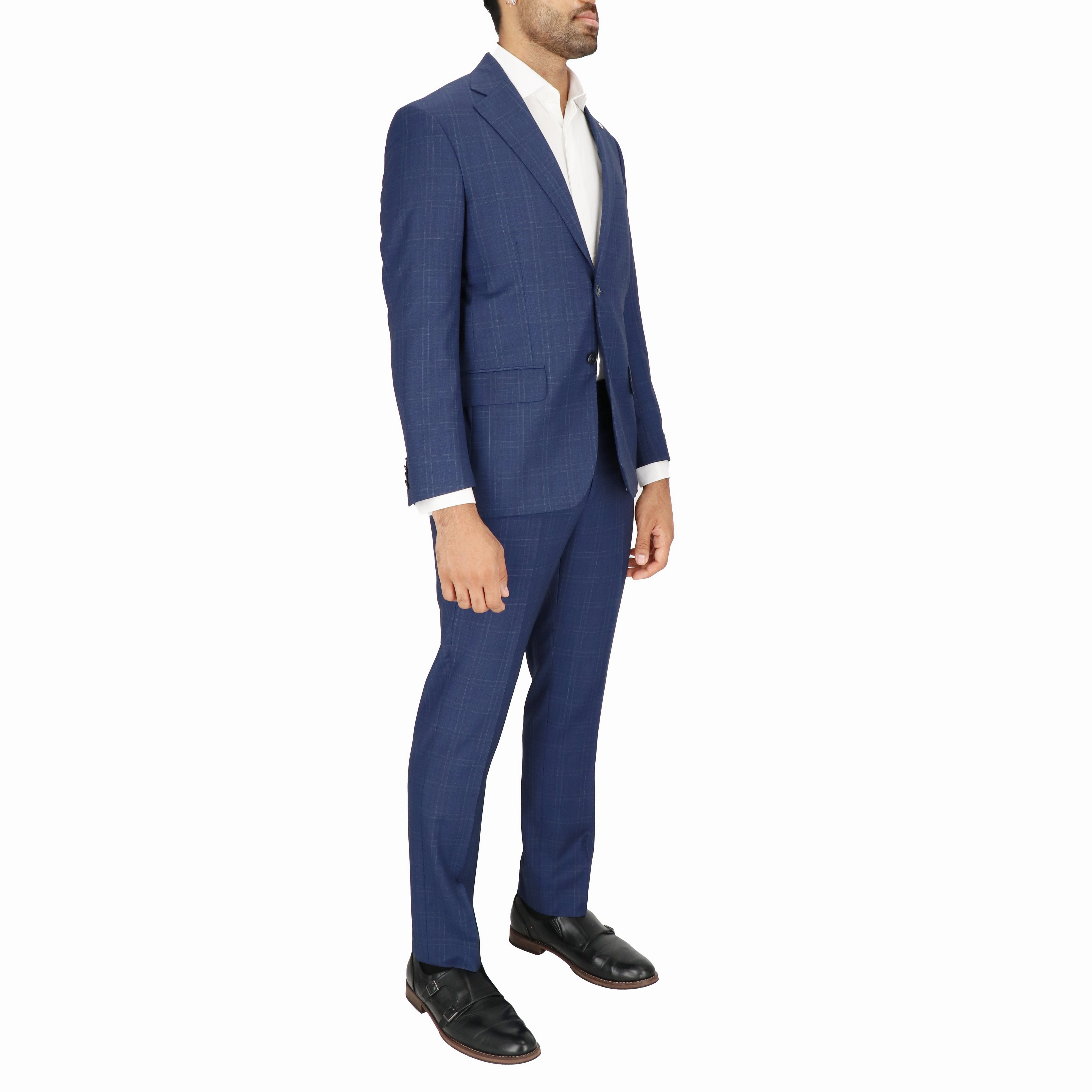 Scotch & Soda Mens Blue Suit