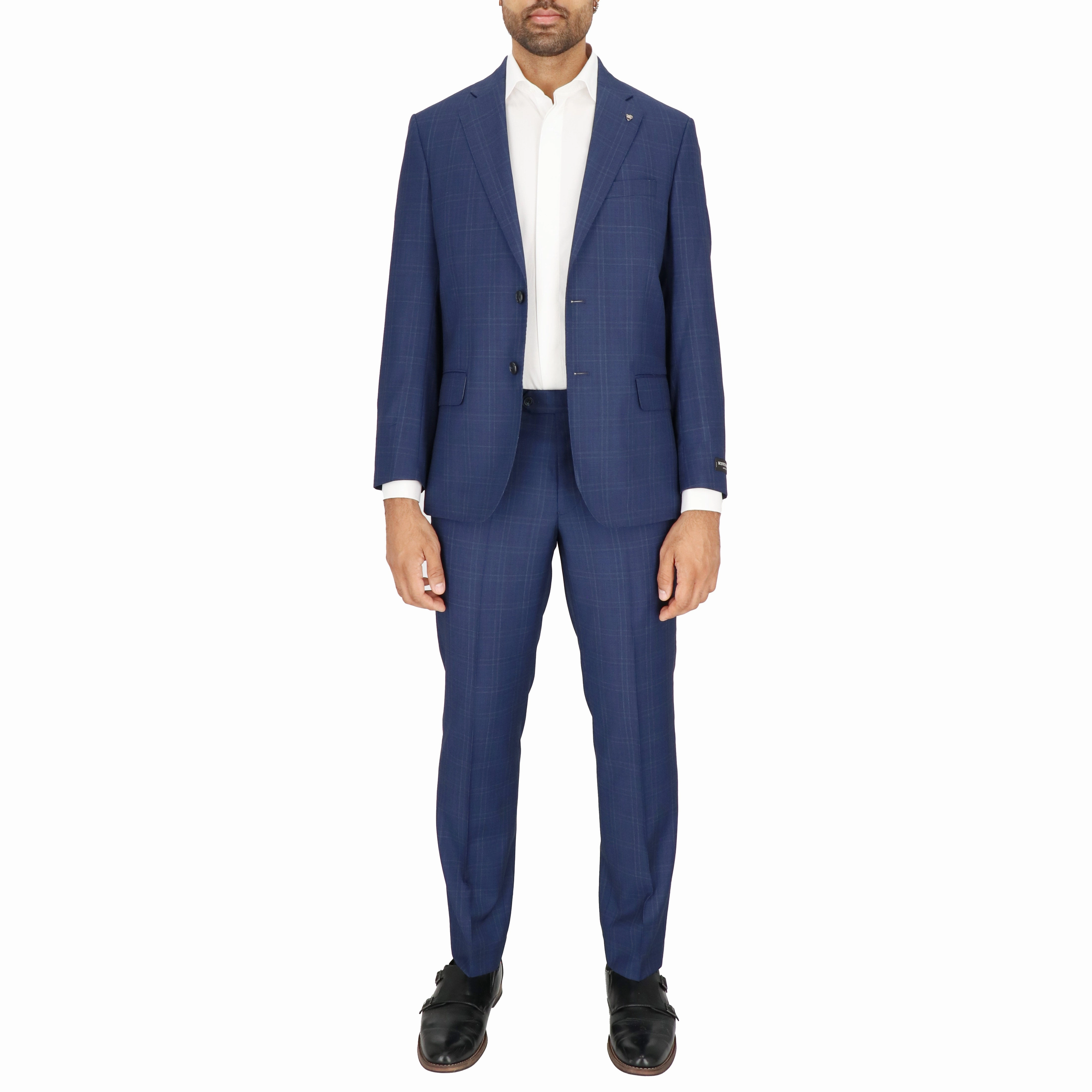 Scotch & Soda Mens Blue Suit