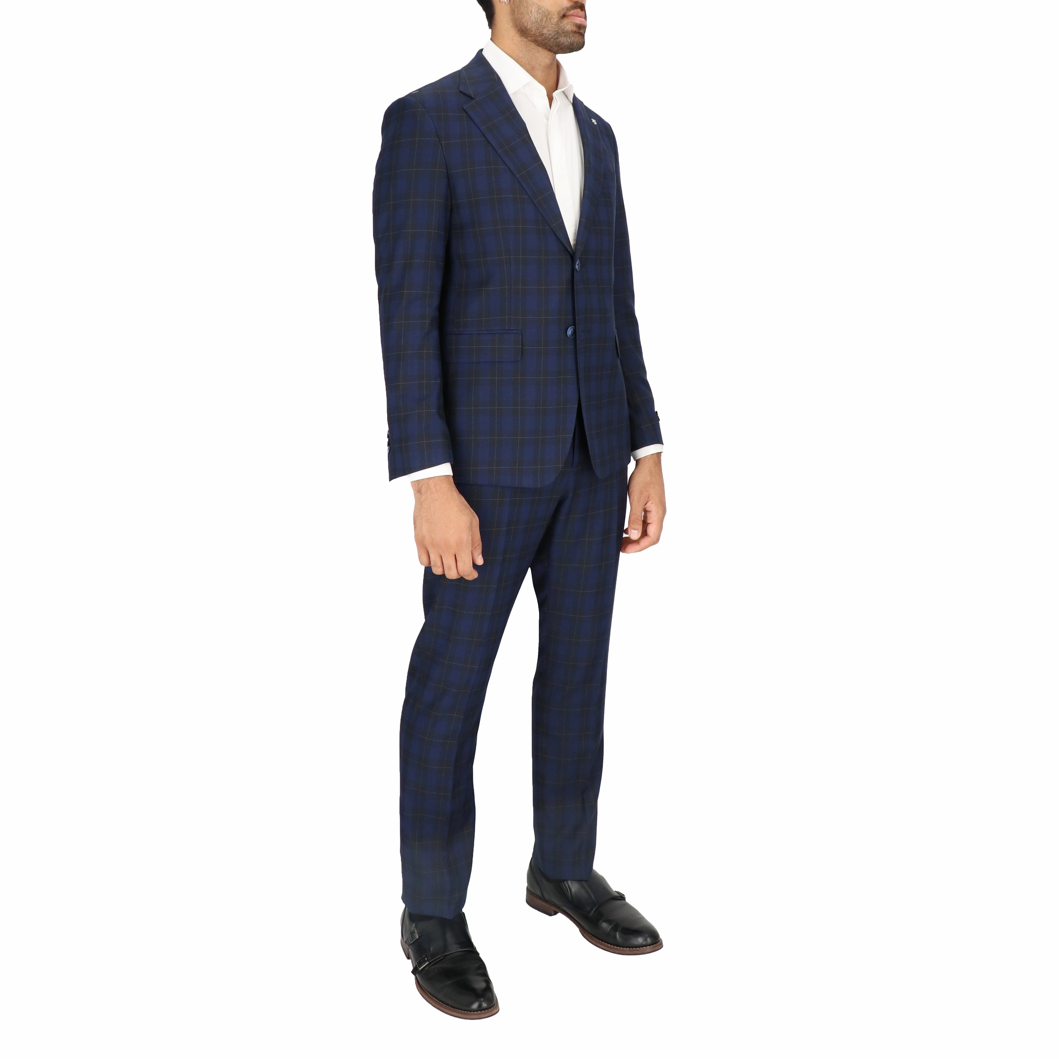 Scotch & Soda Mens Navy Suit
