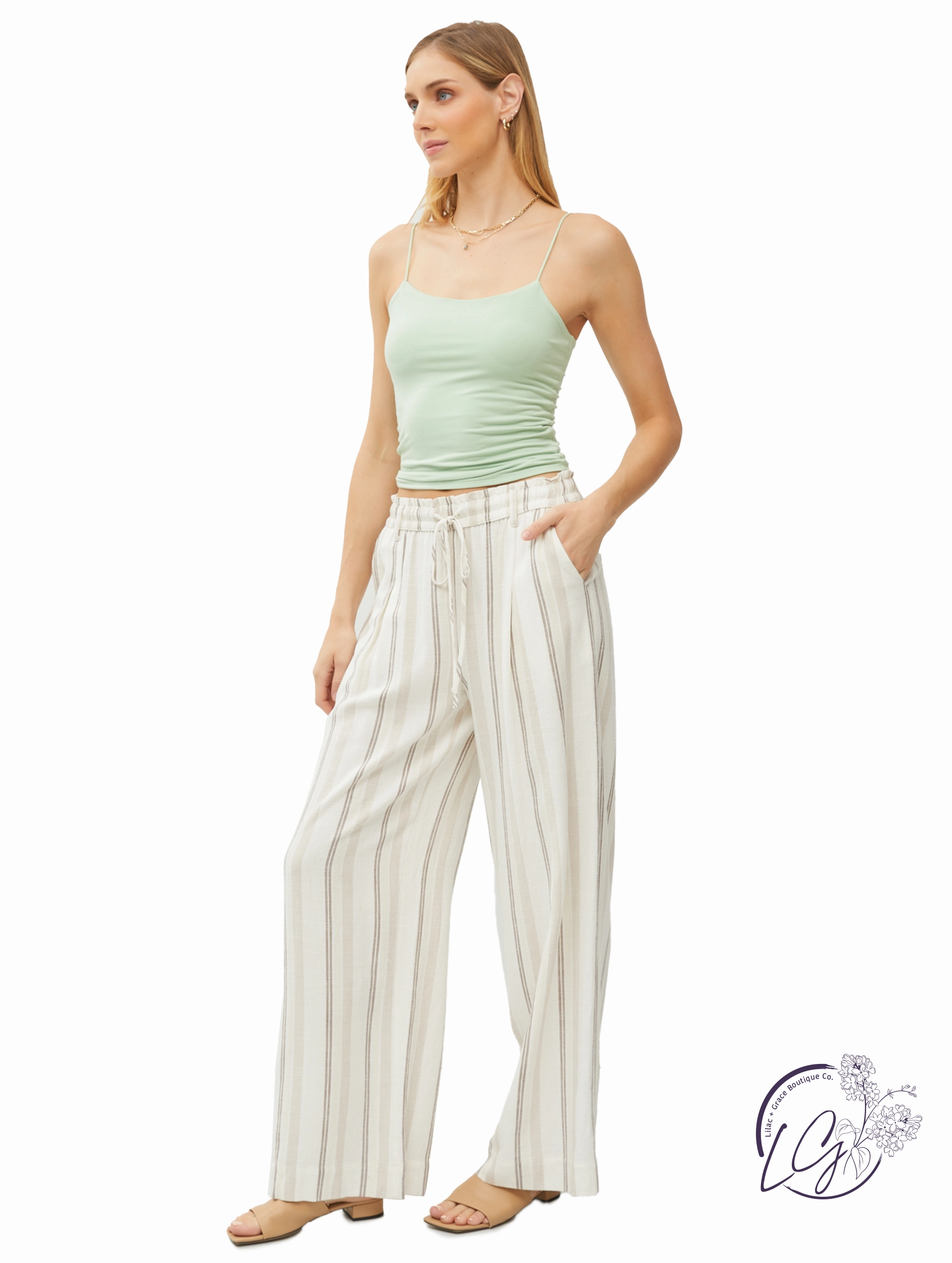 Sea Breeze Linen Pants