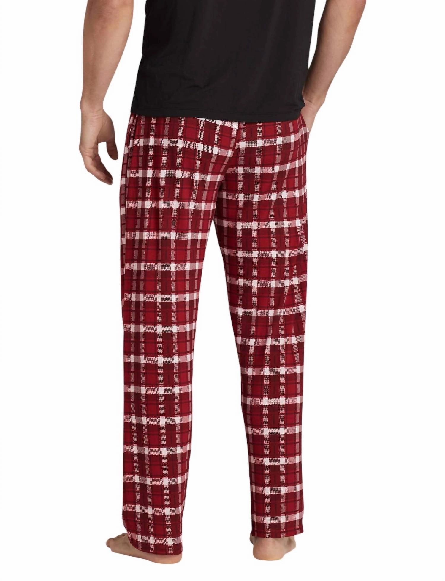 Second Skin Sleep Pant In Red Fireplace
