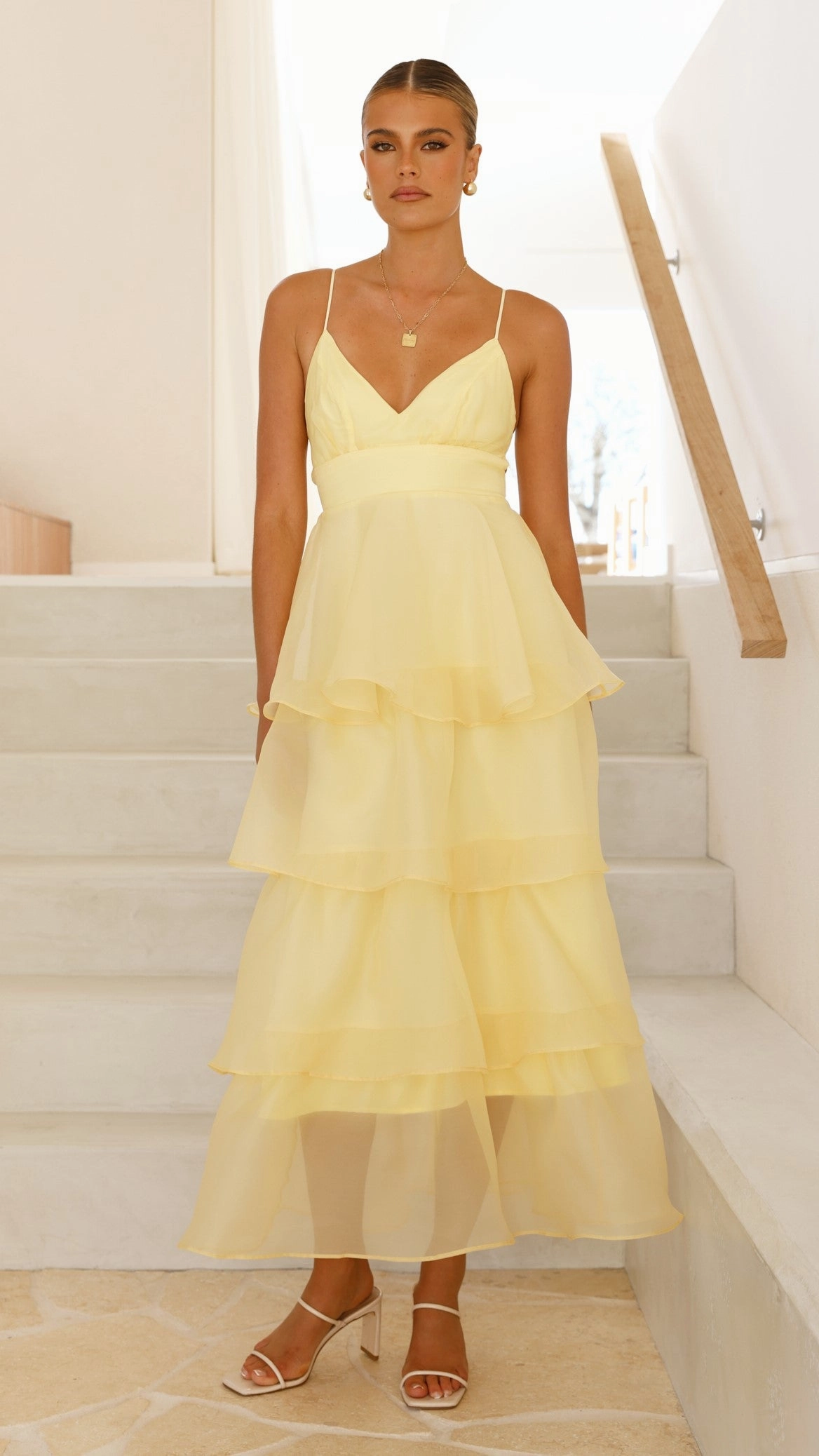 Shayla Maxi Dress - Yellow