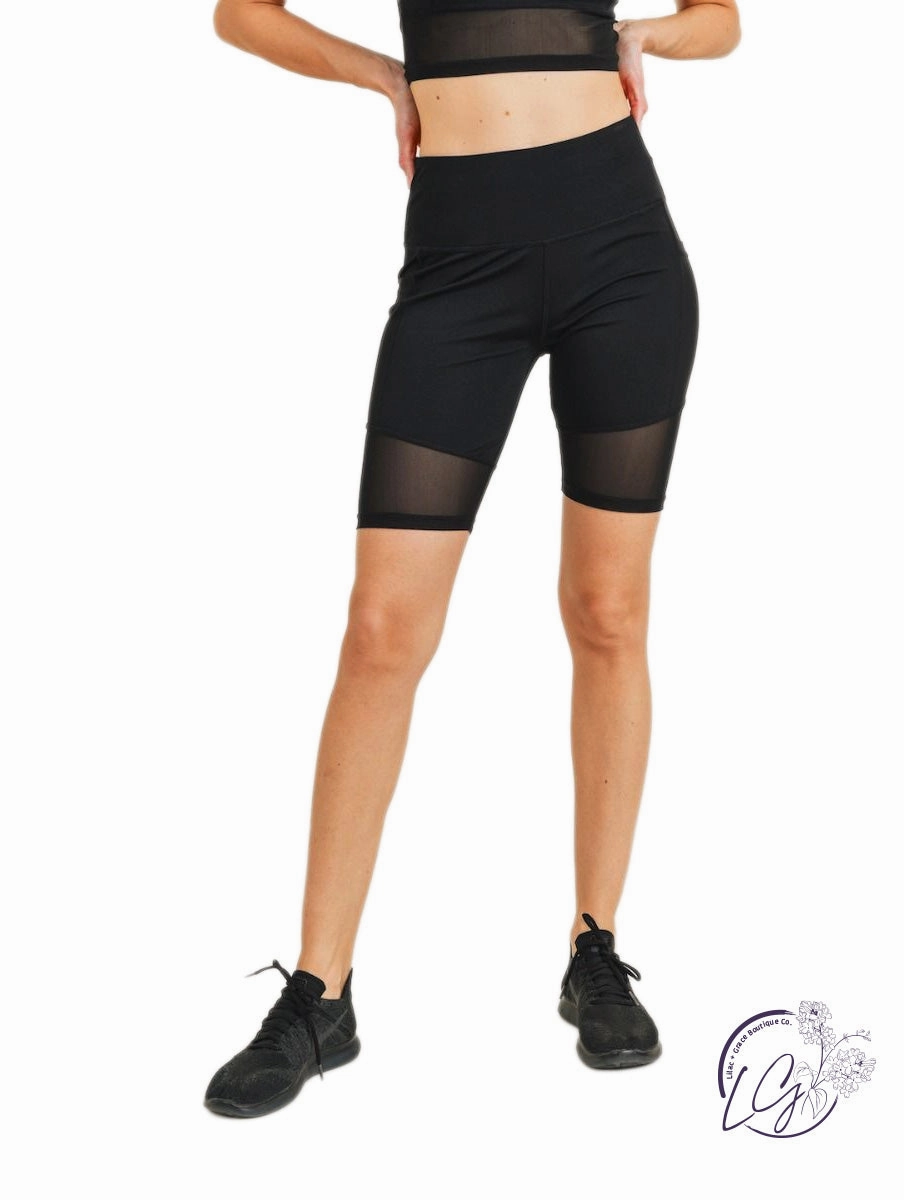 Sheer Elegance Biker Shorts affordable athletic pants for men