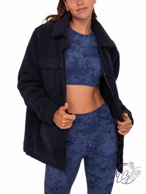 Sherpa Snap-On Shacket with Pockets affordable athletic pants for men