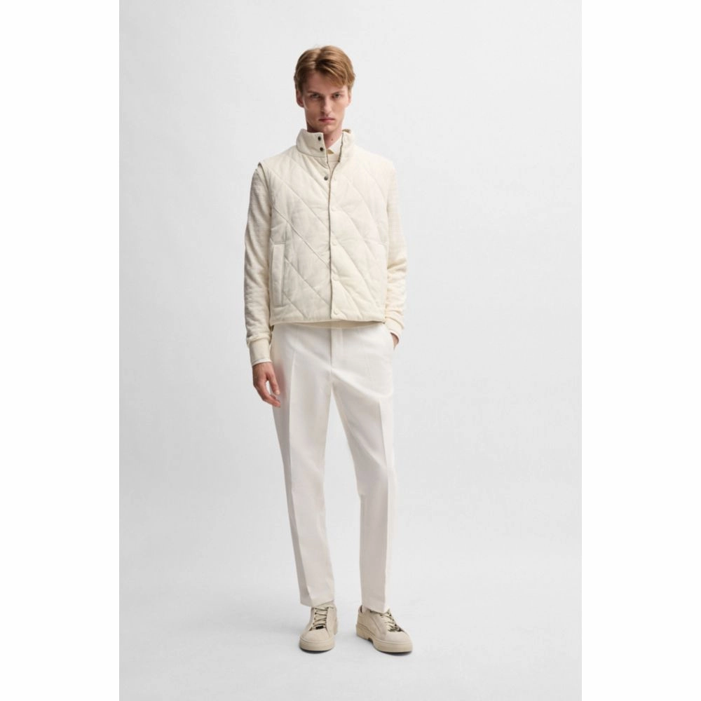 Silk sweater with knitted structure in regular fit