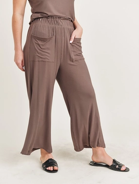 Simple Times Ribbed Wide Leg Pant affordable athletic pants for men