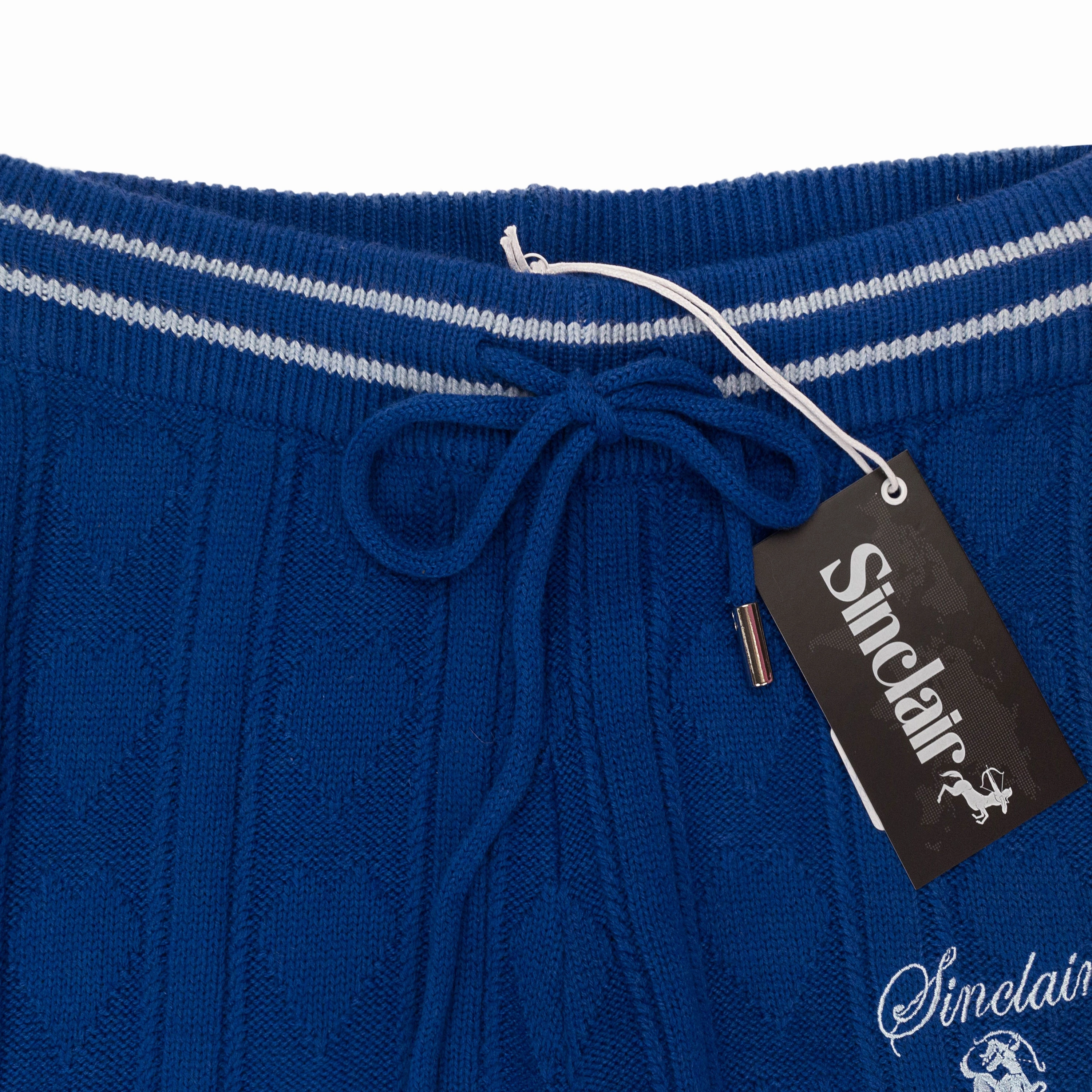 SINCLAIR DASIY LANE KNIT BLUE MEN'S JOGGERS & SWEATPANTS
