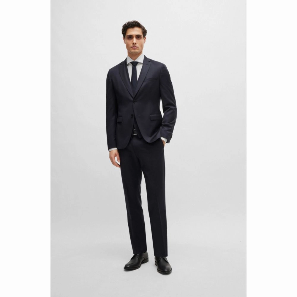 Single-breasted waistcoat in virgin-wool serge