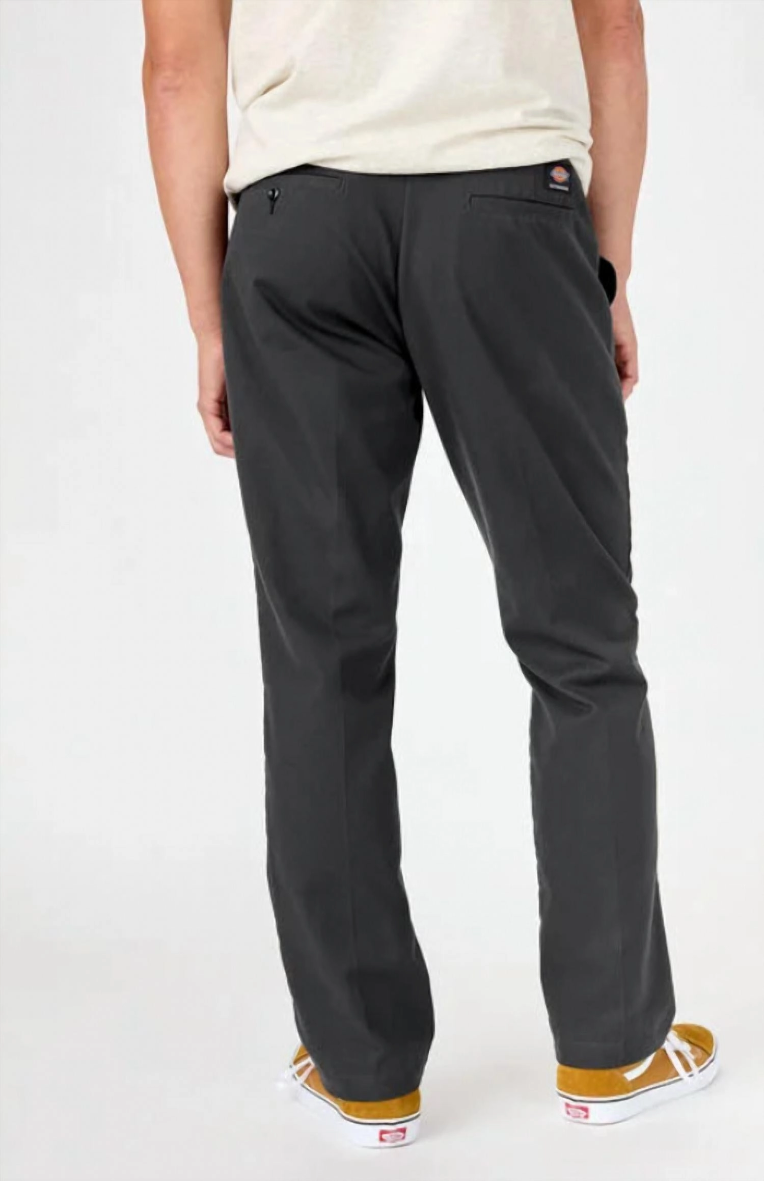 Skateboarding Slim Straight Pants In Black