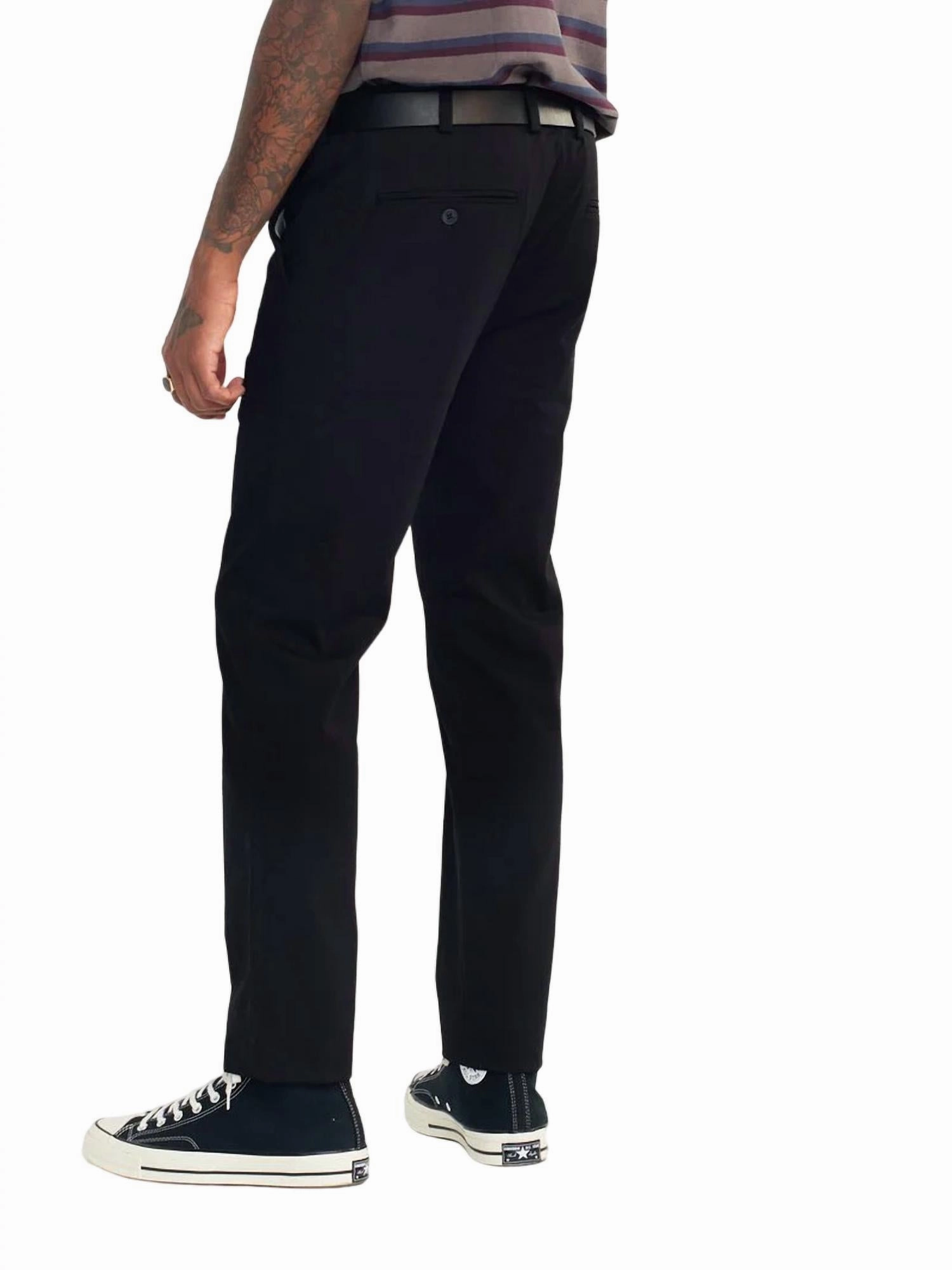 Skye Cotton Twill Trouser In Black