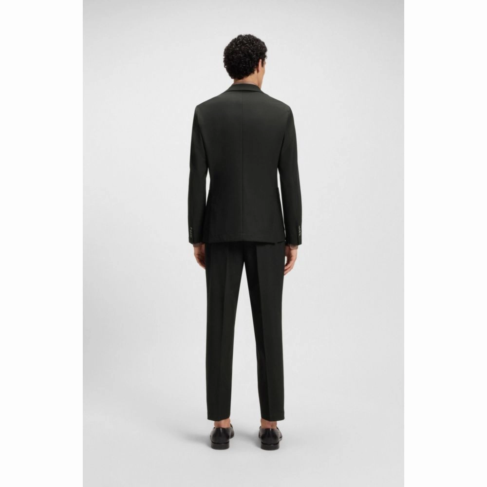 Slim-fit jacket in machine-washable stretch fabric