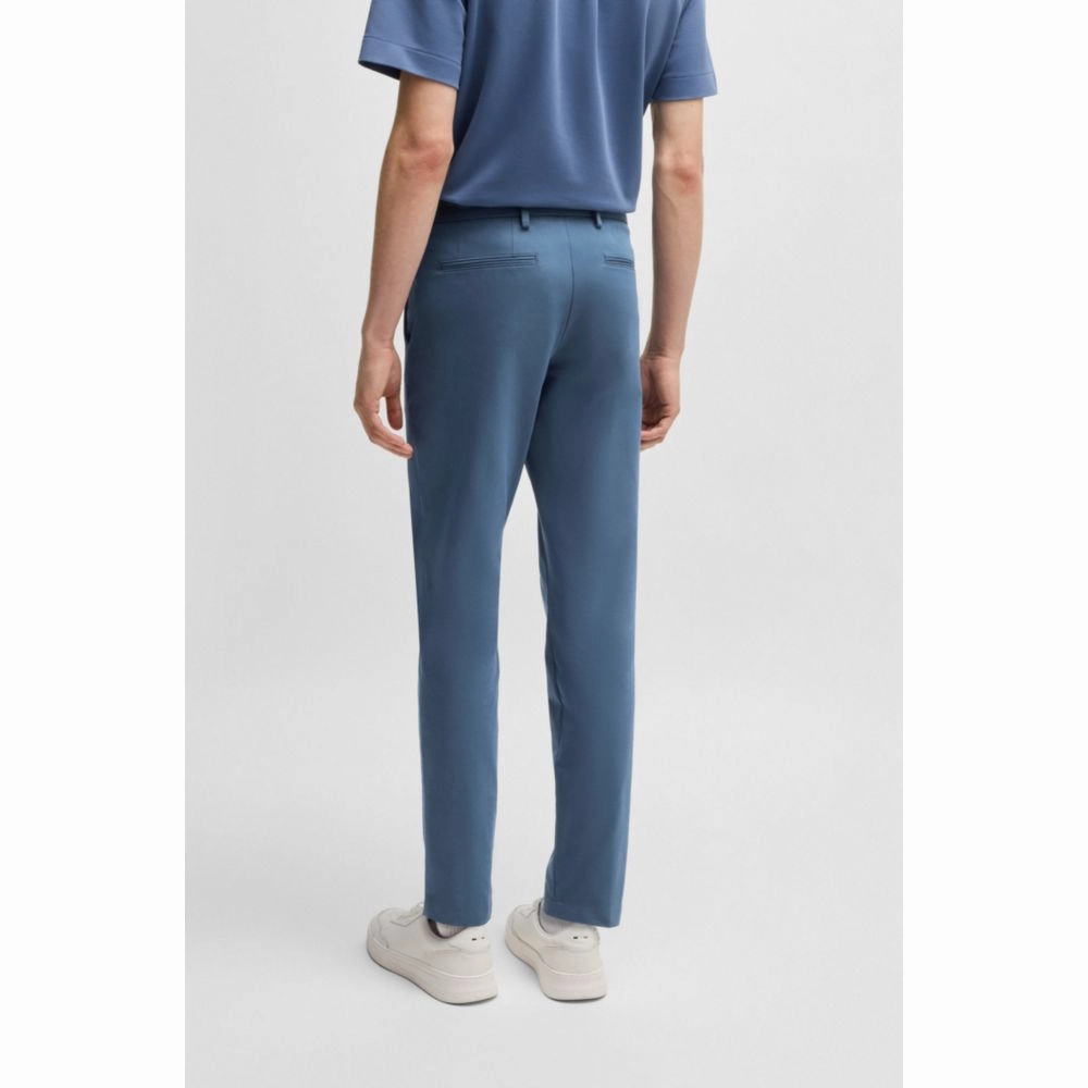 Slim-fit trousers in stretch cotton