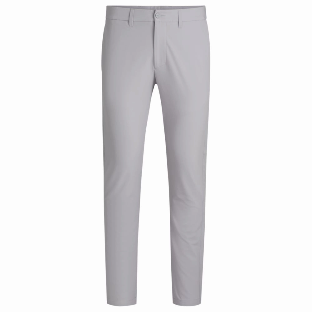 Slim-fit trousers in water-repellent stretch fabric