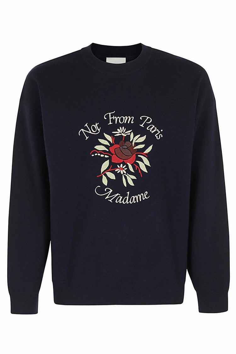 Slogan Fleurs Slogan Sweater