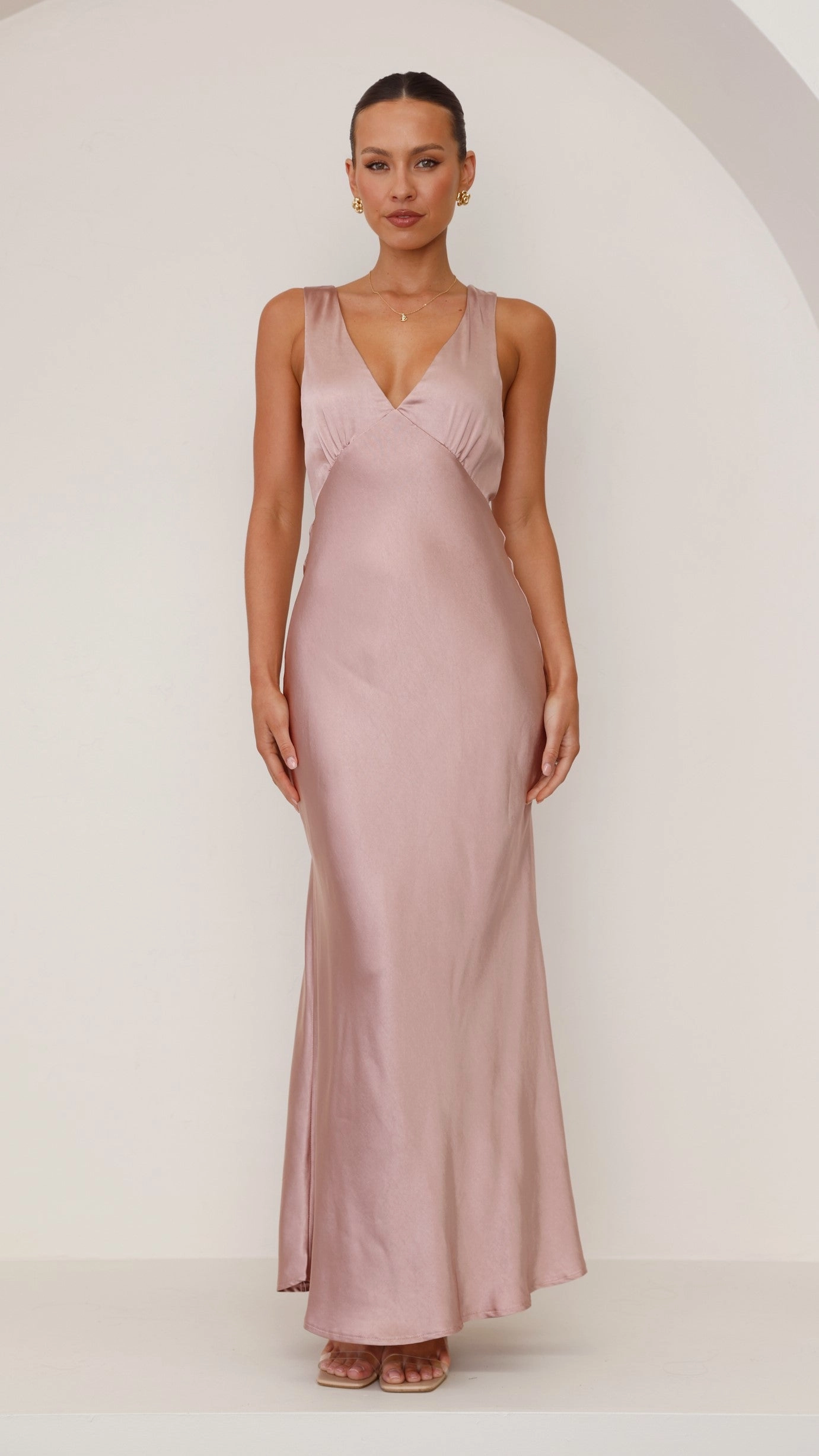 Sofia Maxi Dress - Dusty Pink